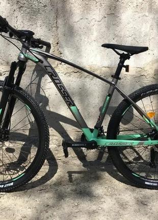 Велосипед crosser 29″ x880 new рама 17 (2*9) ltwoo, зеленый green