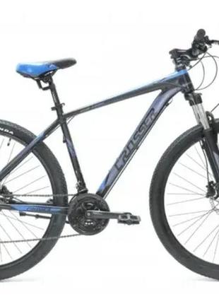 Велосипед crosser 29″ al-leon рама 19 (shimano*21s+hydra), черно-синий black-blue