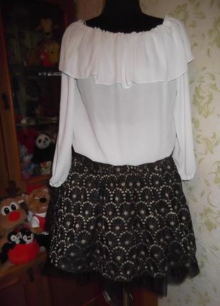 Красивая юбка с подъюбником  пачка1 фото