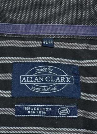 Рубашка ф. allan clark р. 43/44 xl-xxl хлопок5 фото