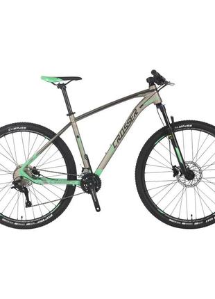 Велосипед crosser 29″ x880 рама 17 (21sshimano+hydra), зеленый green