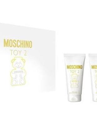 Парфумований набір жіночий moschino toy 2 вода 5 мл, лосьйон для тіла 25 мл, гель для душу 25 мл