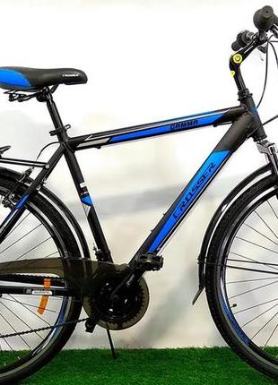 Велосипед crosser gamma 28" рама 21 черно-синій black-blue