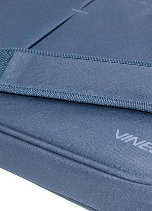 Легка сумка для ноутбука 15,6-16 дюймів vinel синя6 фото