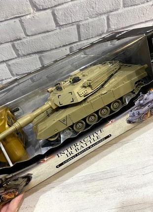 Игрушечный танк abrams на радиоуправлении р/у 998042 фото