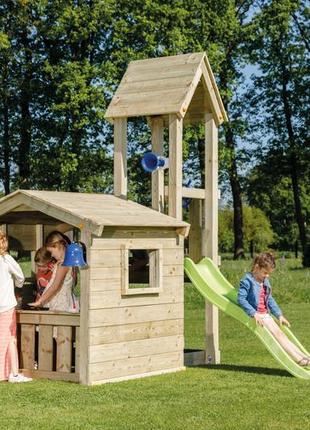 Дитяча ігрова вежа з будиночком blue rabbit lookout5 фото