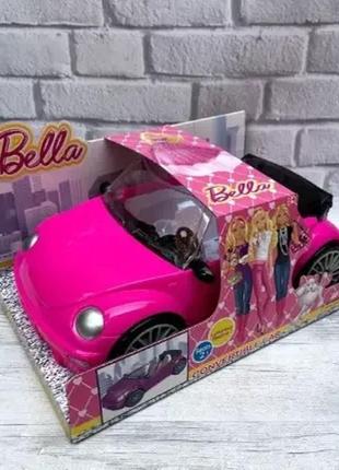 Машинка для ляльки рожевий кабріолет r268-d3 фото