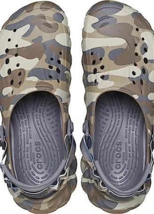 Crocs echo camo redux clog клоги, сабо, кроксы мужские м9/42-43/27-27.5см.2 фото