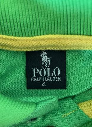 Polo ralph lauren детская футболка поло на 3-4 года5 фото