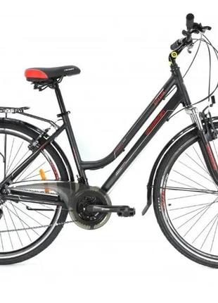 Велосипед crosser city 28" рама 18 черно-красный black-red