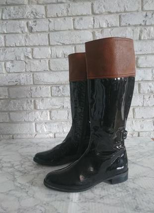 Скидка. стильные итальянские сапоги 39-39.5р