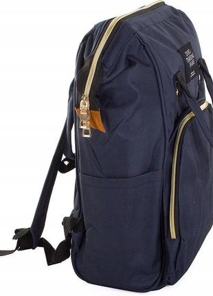 Рюкзак-сумка для мами 12l living traveling share синій6 фото
