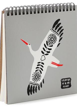 Блокнот для записей и эскизов sketchbook (квадрат) лелека