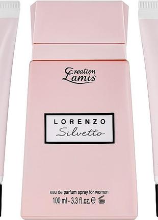 Набор для женщин creation lamis lorenzo silvetto (духи 100 мл. гель для душа лосьон для тела)