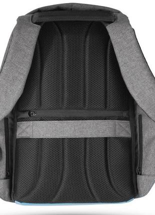Рюкзак антивор с rfid topmove ian352250 бордовый с черным10 фото