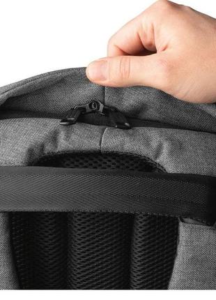Рюкзак антивор с rfid topmove ian352250 бордовый с черным8 фото
