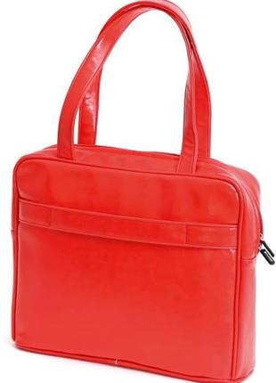 Жіноча сумка для ноутбука 15,6" з екошкіри platinet pheadelphia червона4 фото