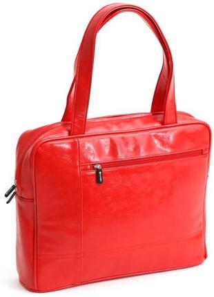 Жіноча сумка для ноутбука 15,6" з екошкіри platinet pheadelphia червона1 фото