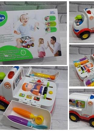 Музична навчальна машина швидка допомога 836 + набір лікаря