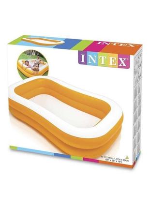 Дитячий надувний басейн 56483 сімейний intex 262*175*56 см2 фото