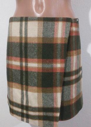 Шикарная теплая юбка на подкладе шерсть в составе1 фото
