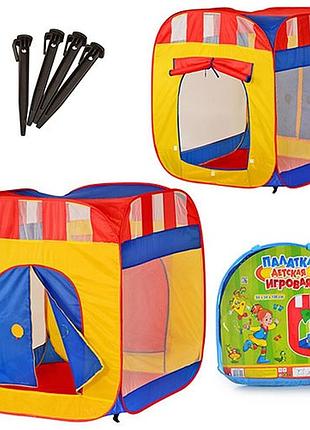 Детская игровая палатка домик 0505 квадратная