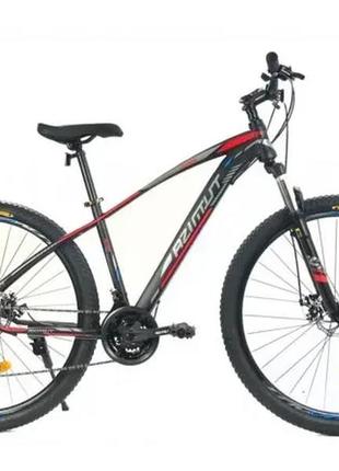 Гірський велосипед azimut 29″ nevada frd рама 17, чорно-червоний black-red
