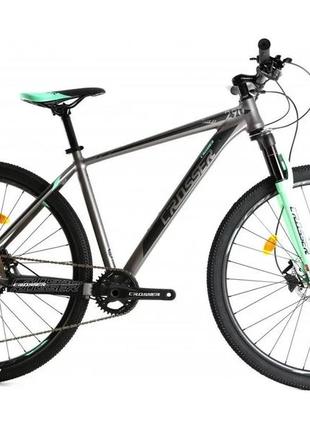 Велосипед crosser solo 29" рама 19 (1*12) deore зеленый green