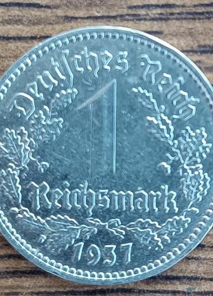 Серебряные 2 марки третьего рейха 1938 года