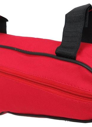 Велосипедна сумка на раму loren червона4 фото