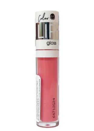 Блиск для губ bell color lip gloss №7 із шиммером1 фото