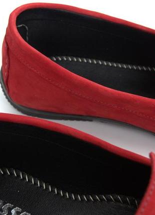 Мокасины красные замшевые летние стильная мужская обувь больших размеров rosso avangard bs alberto red9 фото