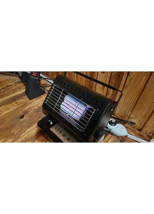 Портативный газовый обогреватель, 2в1, двойной редуктор