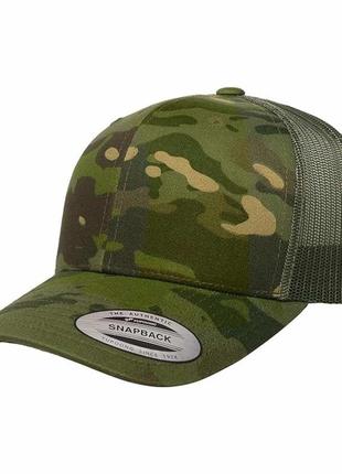 Бейсболка yupoong snapback mesh multicam tropic one-size1 фото