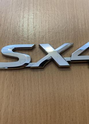 Эмблема "sx4" в крышку багажника suzuki sx 4 2013- original б/у 7783179j000pg 77831-79j00-0pg