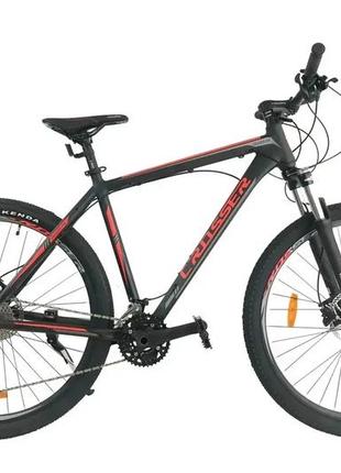 Велосипед crosser 29″ one рама 19 (3*10) deore, черно-красный black-red1 фото