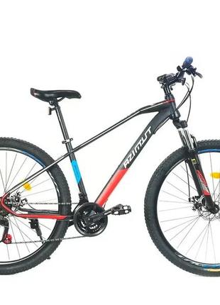 Гірський велосипед azimut 29″ gemini frd рама 17, чорно-червоний black-red1 фото