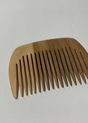 Гребінь дерев'яний для волосся зливу3 фото