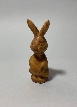 Фигурка деревянная заяц2 фото