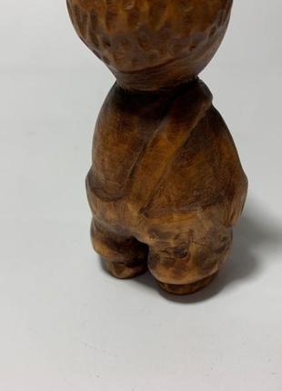 Фигурка деревянная "тролль"6 фото