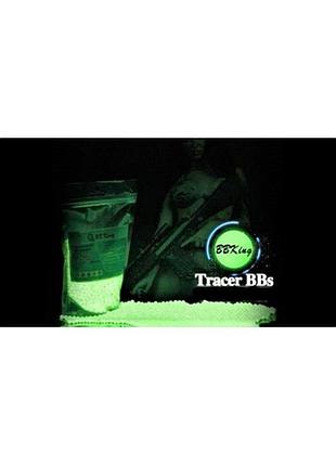 Кульки для пневмат,зброї  0,20г, 6мм (подвійний полірований шар) світяться в темряві, 2000шт, в пакеті