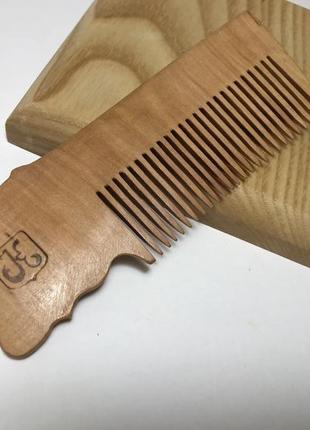 Гребінь дерев'яний для волосся "харків", "харків"3 фото
