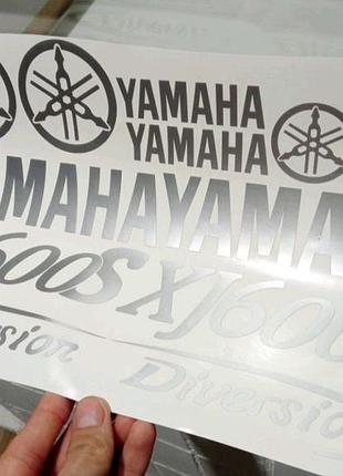 Наклейки на мотоцикл бак пластик ямаха диверсия yamaha diversion