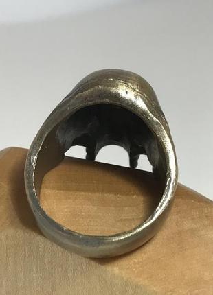 Кольцо перстень бронза ′череп′10 фото