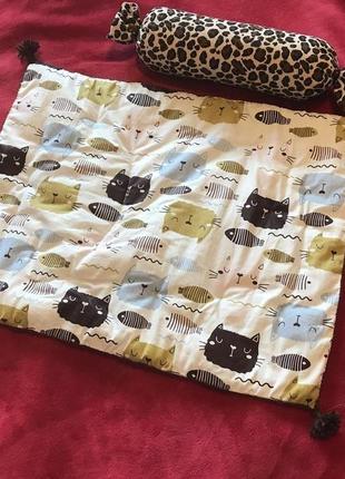 М'який килимок і подушка для тварин, кішок і собак3 фото