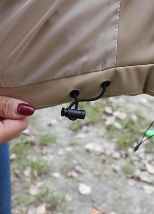 Парку куртка pu шкіра 20216 фото