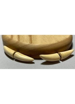 Серьги-гвоздики ′клыки′ из бивня мамонта5 фото
