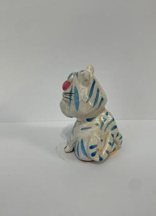 Скульптура керамическая, статуэтка из керамики, фигурка из керамики "тигр"3 фото