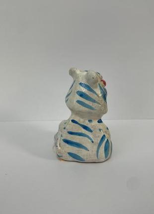 Скульптура керамическая, статуэтка из керамики, фигурка из керамики "тигр"4 фото