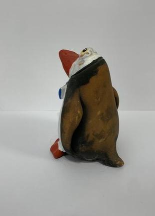 Скульптура керамічна, статуетка з кераміки, фігурка з кераміки "пінгвін"5 фото